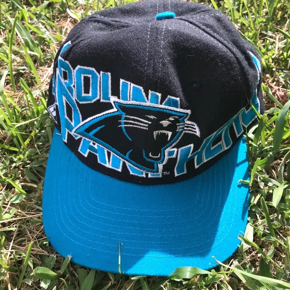 vintage carolina panthers hat